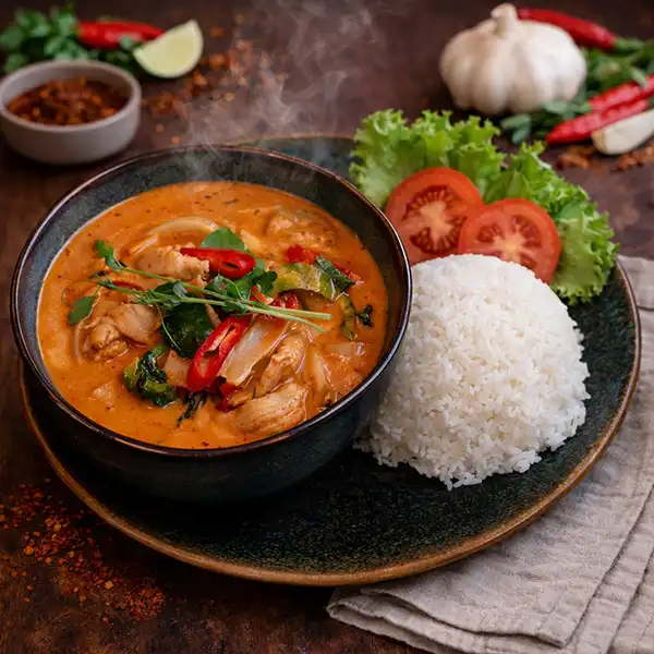 Kaeng Daeng red curry Thai restaurant Stockholm