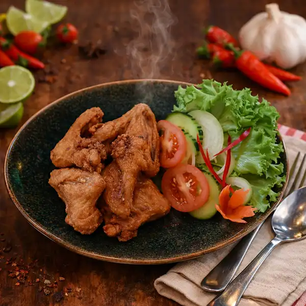 Peek Gai Tod Thai fried chicken wings Stockholm